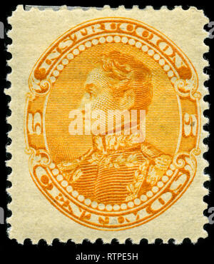 Postage stamp from Venezuela in the Instruccion series issued in 1901 Stock Photo