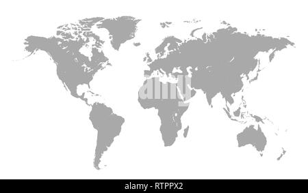 World map isolated on white background Stock Vector Image & Art - Alamy