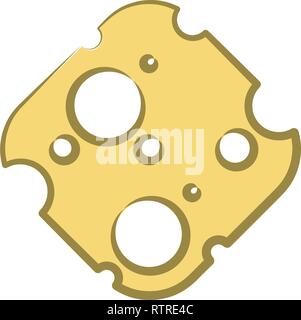 cheese slice logo symbol vector design element Stock Vector