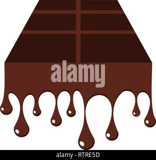 chocolate icon logo splash design element Stock Vector
