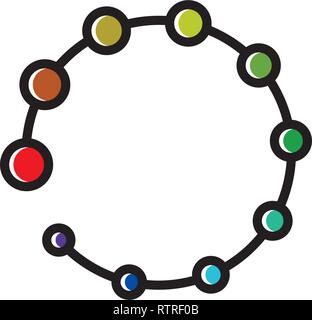 progress icon loading vector design element Stock Vector