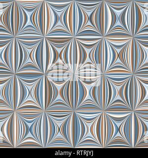 Abstract symmetric seamless pattern. Decorative rich decor of the shapes and lines for design of cloth or paper. Vector illustration. Stock Vector