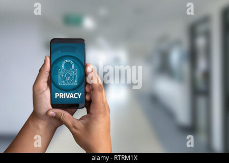 Privacy Access Identification Password Passcode and Privacy Stock Photo