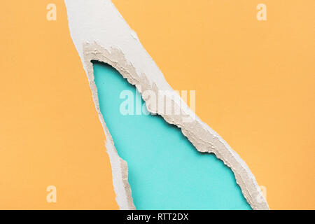 Paper cut pastel color background. Stock Photo