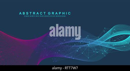 Nano technologies abstract background. Cyber technology concept. Artificial Intelligence, virtual reality, bionics, robotics, global network Stock Vector