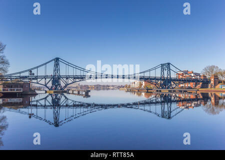 Kaiser Wilhelm bridge over the Ems-Jade-Kanal in Wilhelmshaven, Germany Stock Photo