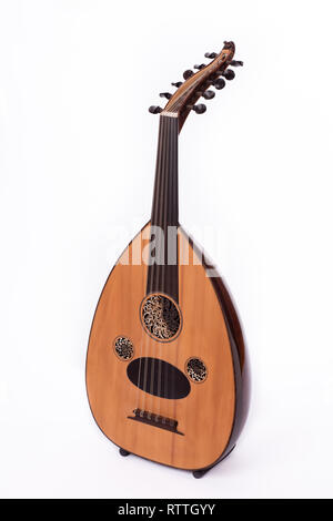 Ud musical instrument in white background Stock Photo - Alamy