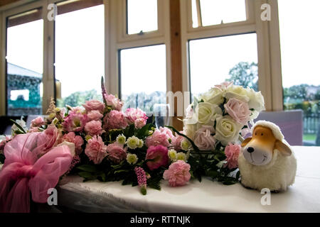 Sheep wedding decoration Stock Photo