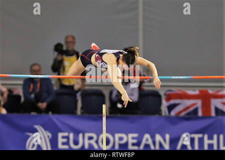 Ninon Guillon - Romarin of France Pole Vault Qualifying during the European Athletics Indoor Championships Glasgow 2019 on March 2, 2019 at the Emirates Arena in Glasgow, Scotland - Photo Laurent Lairys / DPPI Stock Photo