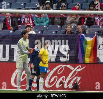 Nashville, Tennessee, USA. 2nd Mar, 2019. Waiting for a penalty kick. Credit: Hoss McBain/ZUMA Wire/Alamy Live News Stock Photo