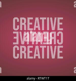 creative . Life quote with modern background vector illustration Stock Vector