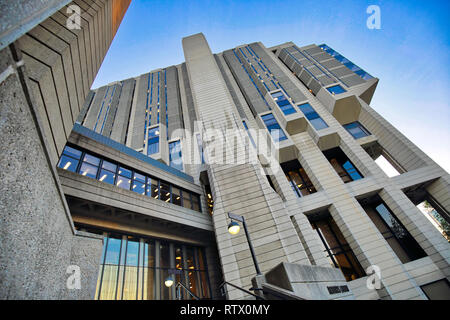 Toronto, Canada-March 1, 2018: Thomas Fisher Rare Book Library building in the University of Toronto, the largest repository of publicly accessible ra Stock Photo