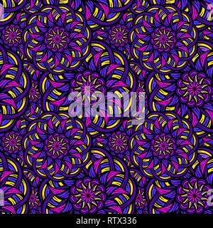 Abstract woven pattern vector seamless pattern. Suitable for textiles and background. Stock Vector
