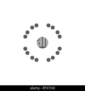 abstract dots circle team symbol logo vector Stock Vector