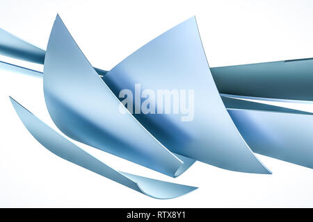 3d rendering, metalic surface and graphic design background Stock Photo