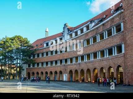 Dalat, Vietnam - Nov 25, 2017. View of Lycee Yersin School in Dalat, Vietnam. The school was founded in 1927 in Dalat to educate the children of Frenc Stock Photo