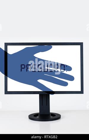 Cybercrime and online theft. Stock Photo