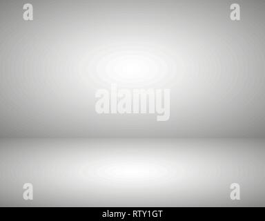 Empty gray color product showcase. Studio room background. Used as background for display your product, Vector Stock Vector