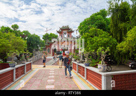 Phuc Kien assembly hall in Hoi An, Vietnam Stock Photo