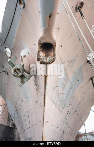 decommissioned ships at The Navy Yard, formerly the Philadelphia Naval Shipyard Stock Photo