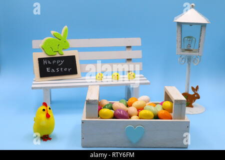 Colorful Easter Composition Stock Photo