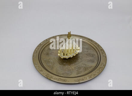 Traditional Turkish coffee set Stock Photo