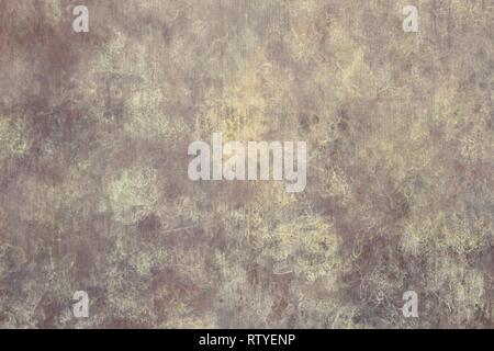Metal plate background - crude grungy aged steel texture. Stock Photo
