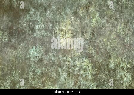 Metal plate background - crude grungy aged steel texture. Stock Photo