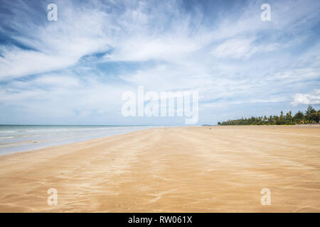 BORNEO / SARAWAK / MALAYSIA / JUNE 2014: Wonderful sand beach in the area of Kuching Stock Photo