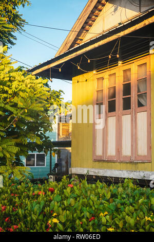 KUCHING / SARAWAK  / MALAYSIA / JUNE 2014: Traditional local architecture Stock Photo