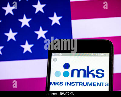MKS Instruments, Inc. logo seen displayed on smart phone Stock Photo ...