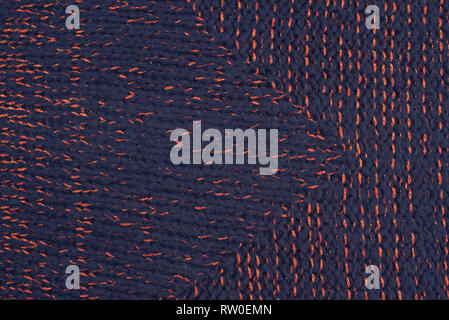 Knitted texture background purple. Abstract toned Stock Photo