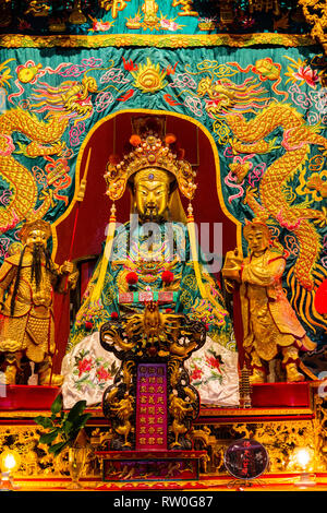 Guan Di Kuan Ti Altar God Of War Taoist Temple Chinatown Kuala Lumpur Malaysia Stock
