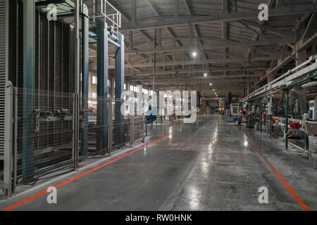 Workshop for the production of ceramic products Stock Photo