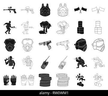 art,balls,barrels,barricade,black,outline,blue,collection,competition,design,equipment,field,fingerless,flags,game,gloves,grenade,gun,hand,handheld,hobby,icon,illustration,isolated,logo,mask,military,outfit,paintball,player,playing,red,set,sign,sport,symbol,team,tires,transceiver,uniform,vector,vest,web Vector Vectors , Stock Vector