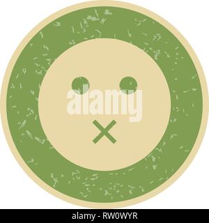 Mute Emoji Vector Icon Sign Icon Vector Illustration For Personal And Commercial Use... Clean Look Trendy Icon... Stock Vector