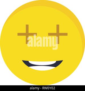 Positive Emoji Vector Icon Sign Icon Vector Illustration For Personal And Commercial Use... Clean Look Trendy Icon... Stock Vector