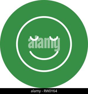 Calm Emoji Vector Icon Sign Icon Vector Illustration For Personal And Commercial Use... Clean Look Trendy Icon... Stock Vector