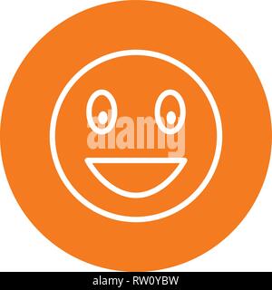 Laughing Emoji Vector Icon Sign Icon Vector Illustration For Personal And Commercial Use... Clean Look Trendy Icon... Stock Vector