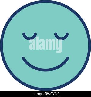 Calm Emoji Vector Icon Sign Icon Vector Illustration For Personal And Commercial Use... Clean Look Trendy Icon... Stock Vector