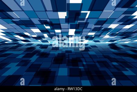Abstract poligonal blue vector background Stock Vector