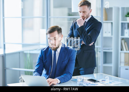 Analyzing information Stock Photo