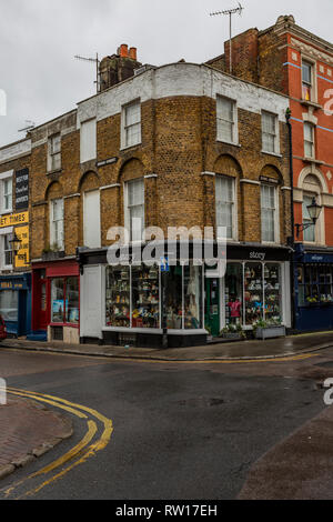 Margate old town, within a short walk from the Tuner Contemorary and Droit house Stock Photo