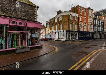 Margate old town, within a short walk from the Tuner Contemorary and Droit house Stock Photo