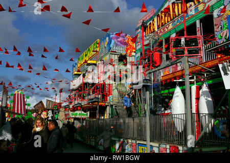 Malieveld, The Hague. The Netherlands. Friday 13th, April, 2017. The King’s annual Birthday fair ‘Koningskermis’ on the Malieveld. Charles M. Vella/Al Stock Photo