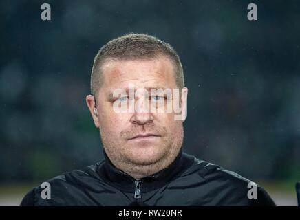 Borussia Monchengladbach, Deutschland. 02nd Mar, 2019. Sporting director Max EBERL (MG) Soccer 1.Bundesliga, 24.matchday, Borussia Monchengladbach (MG) - Bayern Munich (M), on 02/03/2019 in Borussia Monchengladbach/Germany. ## DFL regulations prohibit any use of photographs as image sequences and/or quasi-video ## ¬ | usage worldwide Credit: dpa/Alamy Live News Stock Photo