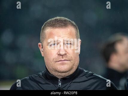 Borussia Monchengladbach, Deutschland. 02nd Mar, 2019. Sporting director Max EBERL (MG) Soccer 1.Bundesliga, 24.matchday, Borussia Monchengladbach (MG) - Bayern Munich (M), on 02/03/2019 in Borussia Monchengladbach/Germany. ## DFL regulations prohibit any use of photographs as image sequences and/or quasi-video ## ¬ | usage worldwide Credit: dpa/Alamy Live News Stock Photo