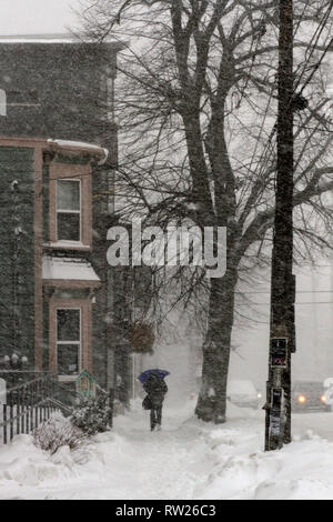 Halifax, Canada. 8th Mar, 2018. A late winter storm brings messy weather to  Halifax, N.S., Mar. 08, 2018. Credit: Lee Brown/Alamy Live News Stock Photo  - Alamy