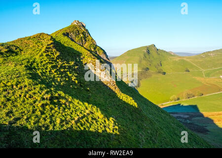 Chrome Hill as seen from Parkhouse Hill, Peak District National Park,UK Stock Photo