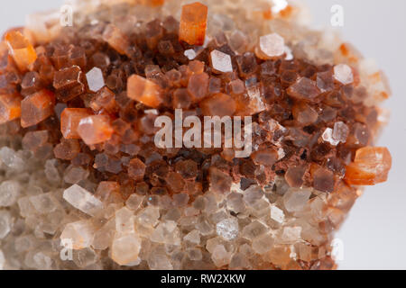 aragonite crystal mineral stone quartz gem rock geology Stock Photo